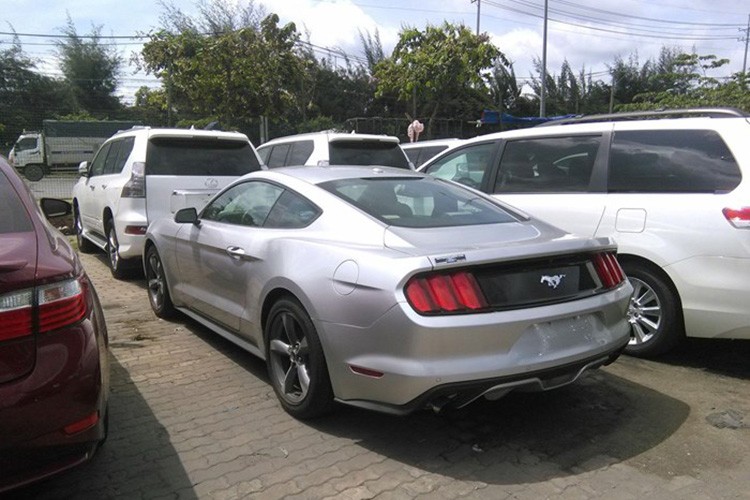   Chiếc Ford Mustang 2015 thế hệ mới đầu tiên về Việt Nam chưa đầy 3 tuần thì chiếc thứ hai này đã xuất hiện, cả hai chiếc đều là bản động cơ Ecoboost 2.3L