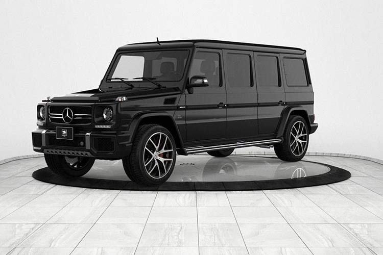  SUV hạng sang Mercedes-AMG G63 đã được bọc thép đáp ứng được tiêu chuẩn chống đạn CEN 1063 BR7 có thể chống chịu đạn súng trường 7,62 mm (đạn 7,62 mm gắn liền với súng trường AK-47). INKAS® Mercedes-Benz G63 Bulletproof Limo mới được giới thiệu là phiên bản mới với những cải tiến về nội thất được cải tiến và mức bọc thép chống đạn cao hơn so với mẫu G63 mà INKAS® đã làm trước đó.