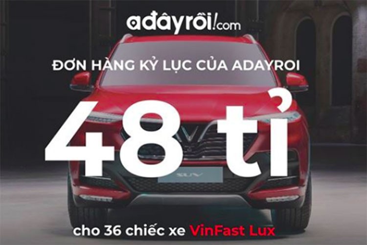 Những ngày gần đây, thông tin về một vị doanh nhân trẻ đặt mua 36 xe ôtô Lux VinFast đang gây xôn xao trên các diễn đàn trong nước. Và mới đây, trang thương mại điện tử Adayroi.com, một đơn vị con trực thuộc tập đoàn VinGroup đã thông báo về tổng số tiền mà vị doanh nhân trẻ chi ra để sở hữu 36 chiếc xe VinFast bao gồm cả dòng SUV và Sedan.