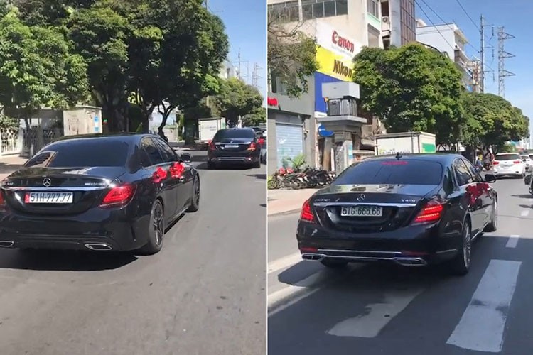 Mới đây, mạng xã hội lan truyền video quay lại cảnh một cặp xe sang và xe siêu sang  Mercedes-Benz biển ngũ quý được chọn làm xe hoa tại TP HCM đã khiến không ít người đi đường trầm trồ còn cư dân mạng cho rằng chủ nhân khá chịu chơi khi chọn toàn xe đắt tiền và biển còn rất đẹp.