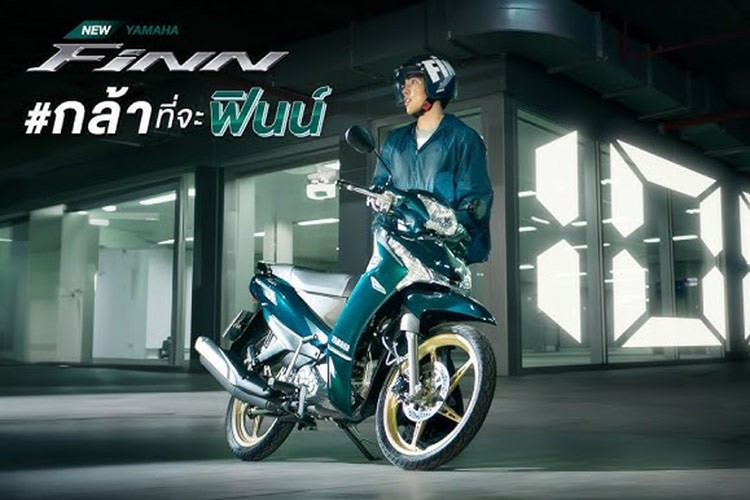 Ở bản cập nhật mới nhất này,  Yamaha Finn 2024 mới có các lựa chọn màu sắc mới gồm xanh, xám và đen. Điểm nhấn của phiên bản này là bộ vành được sơn màu vàng gold nổi bật làm tăng sự cao cấp cho sản phẩm.