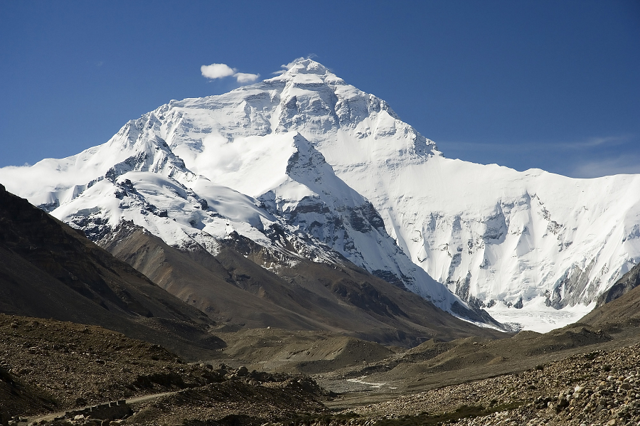 Sự va chạm giữa mảng Ấn Độ và mảng Á-Âu đã tạo nên dãy  Himalaya, và cấu trúc bên trong của nó bao gồm lớp vỏ, lớp phủ và lõi. Lớp vỏ là lớp đá ngoài cùng, nằm ở bề mặt núi. Sự va chạm giữa hai mảng lục địa tạo ra áp lực lớn, khiến lớp vỏ nhô lên và uốn cong.