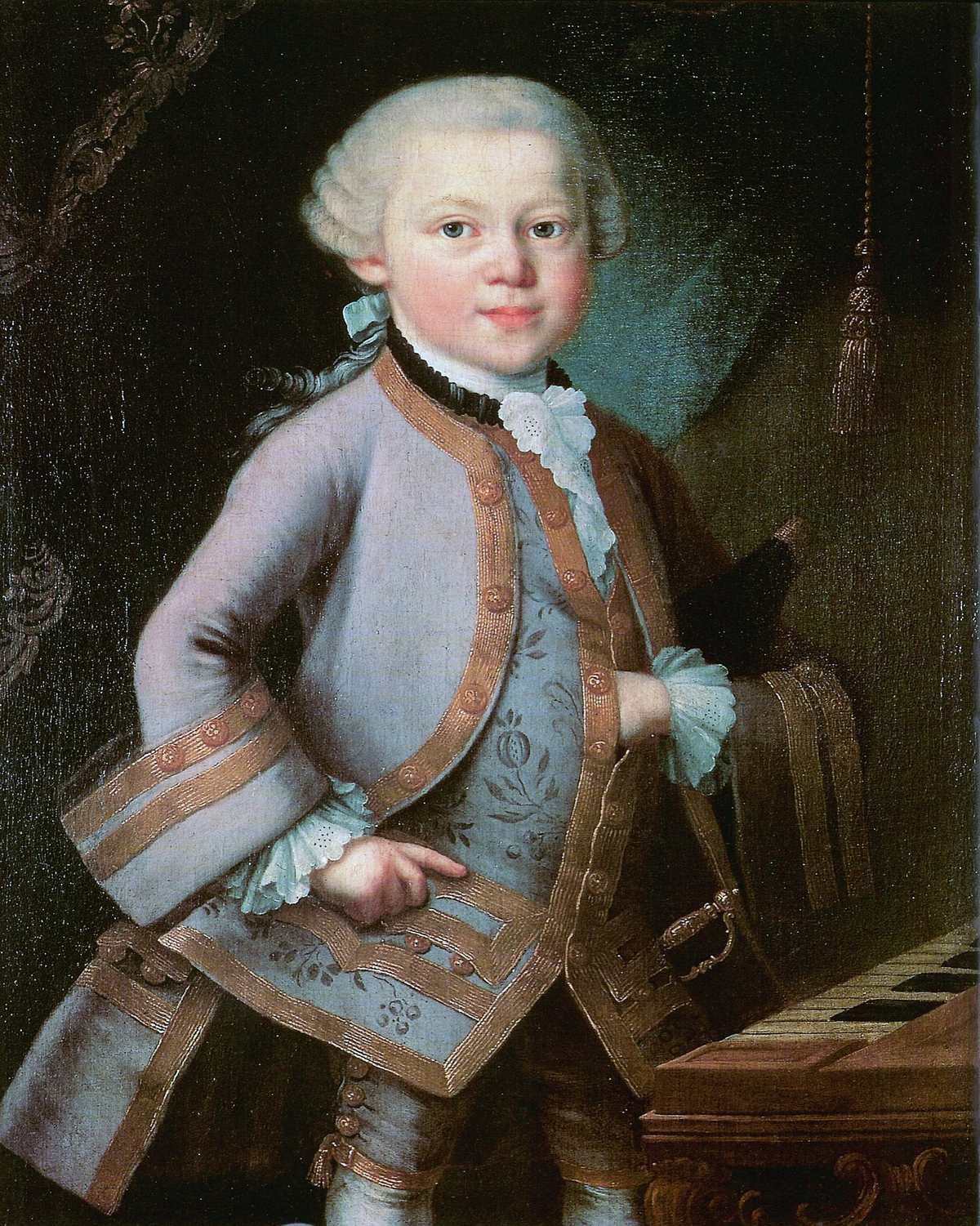 1. Wolfgang Amadeus Mozart - Nhà soạn nhạc tài năng từ tuổi lên 6: Wolfgang Amadeus Mozart, nhà soạn nhạc huyền thoại người Áo, là một trong những ví dụ tiêu biểu nhất về thần đồng âm nhạc. Từ khi mới lên 3 tuổi, Mozart đã có thể chơi đàn Clavico và chỉ sau 3 năm, ông đã viết được bản hợp âm đầu tiên.