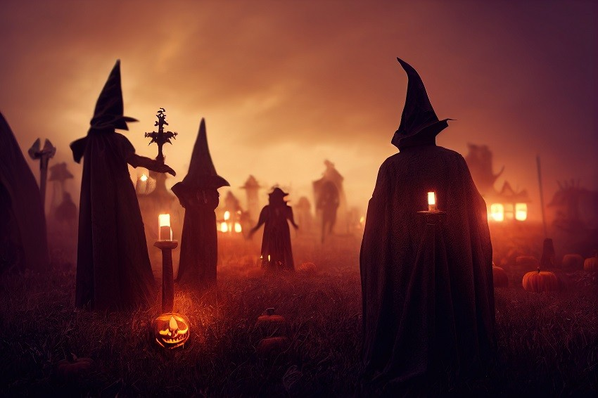  Halloween có nguồn gốc từ lễ hội Samhain của người Celtic, một sự kiện để đánh dấu sự chuyển giao giữa mùa hè và mùa đông. Người Celtic tin rằng vào đêm Samhain, ranh giới giữa thế giới của người sống và người chết trở nên mờ nhạt, cho phép linh hồn người chết quay trở lại trần gian. Khi đạo Cơ đốc phát triển, lễ hội Samhain dần biến thành All Hallows’ Eve, rồi sau đó là Halloween như chúng ta biết ngày nay. (Ảnh: The Irish Jewelry Company)