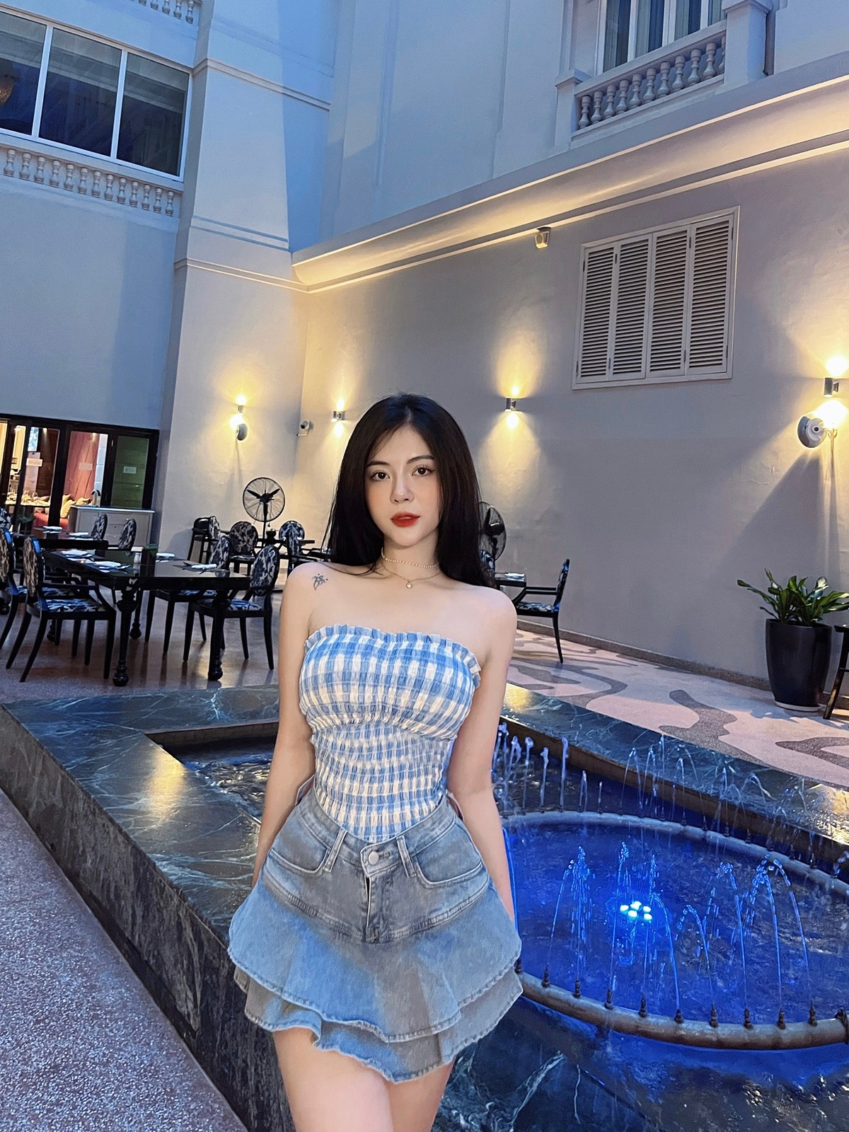 Trang Banana (Trang Chuối - Kiều Trang) từng nổi tiếng là  hot girl sở hữu nhan sắc ngọt ngào, thân hình cân đối.