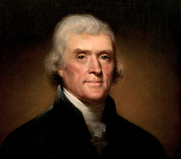 Thomas Jefferson là tổng thức thứ 3 của Hoa kỳ với nhiệm kỳ tính từ năm 1801-1809. Sau đề xuất của bang Virginia đến Hội nghị Lục Địa trong cuốn “Quan điểm tóm tắt về các quyền của nước Mỹ”, do chính ông biên soạn, Jefferson đã trở thành nhà lãnh tụ vĩ đại của đất nước.