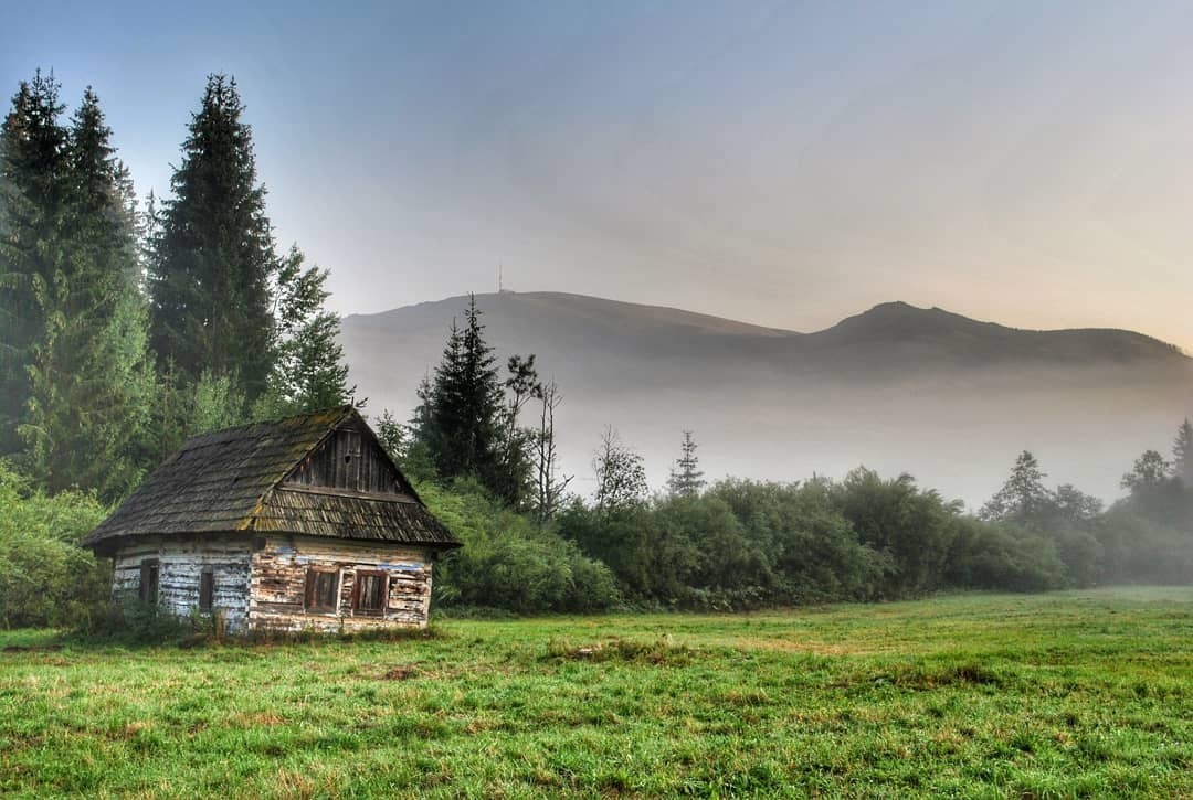 Ngôi nhà ở Telgart, Slovakia.