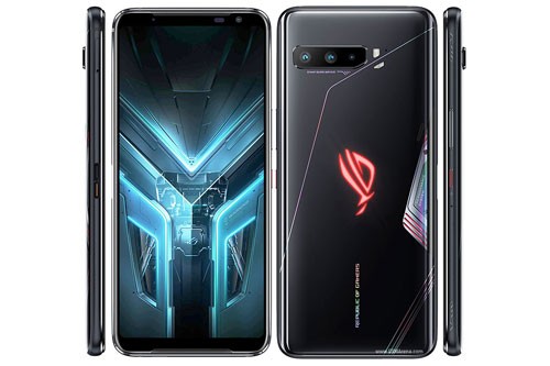 ASUS ROG Phone 3 dùng khung viền bằng nhôm, 2 bề mặt bảo vệ bởi kính cường lực Corning Gorilla Glass 6. Máy có số đo 171x78x9,9 mm, cân nặng 240 g. Logo ROG phía sau mặt lưng có đèn LED RGB đậm chất gaming.