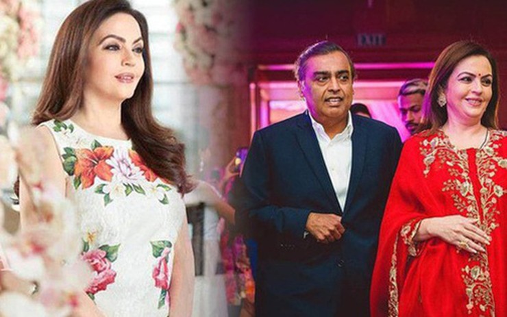 Bà Nita Dalal, 58 tuổi, là vợ của tỷ phú Mukesh Ambani, người giàu nhất châu Á với khối tài sản 102,1 tỷ USD.