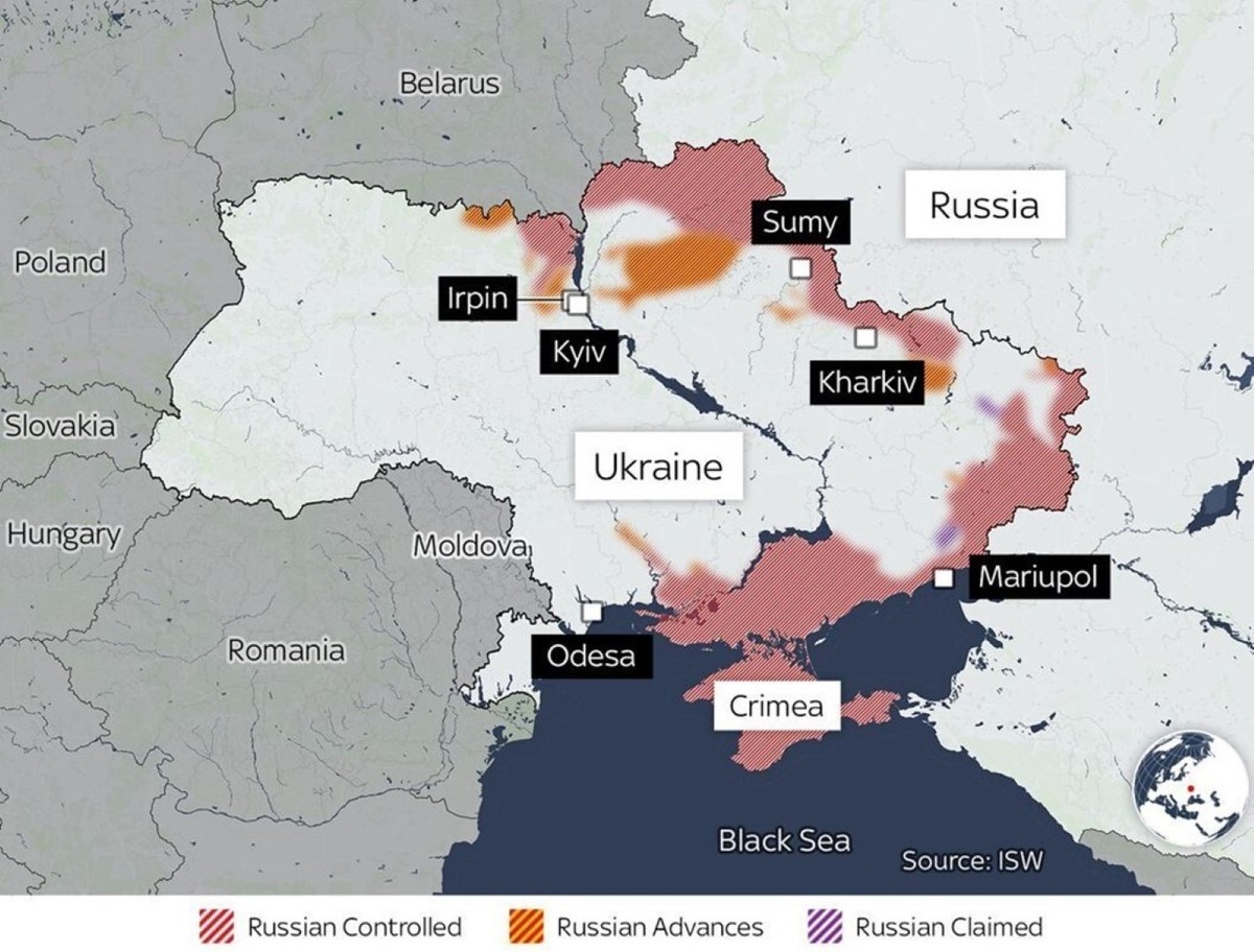  Chiến dịch quân sự đặc biệt của Nga ở Ukraine đã bước sang ngày thứ 12. Truyền thông Nga cho biết, quân đội nước này sẽ mở lại các hành lang nhân đạo vào hôm nay, lúc 7:00 giờ GMT (14:00 giờ Hà Nội).