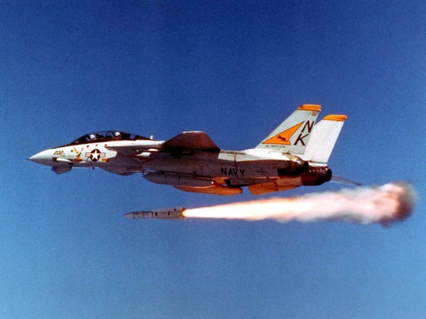 Mỹ đã bán một số lượng lớn tiêm kích hạm hạng nặng F-14 Tomcat cho  Iran trong thời kỳ vua Shah nắm quyền từ năm 1976 - 1978. Đây là loại chiến đấu cơ mạnh nhất hiện nay của Iran.