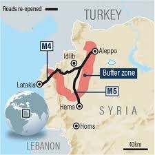 Thống đốc Mohammed Fadi al-Saadoun tỉnh Idlib của Syria thông báo, Thổ Nhĩ Kỳ đã yêu cầu lực lượng phiến quân từ bỏ quyền kiểm soát con đường chiến lược M4 vào cuối tháng Ba, để Thổ Nhĩ Kỳ và Nga tổ chức các cuộc tuần tra chung dọc theo tuyến đường chiến lược này.