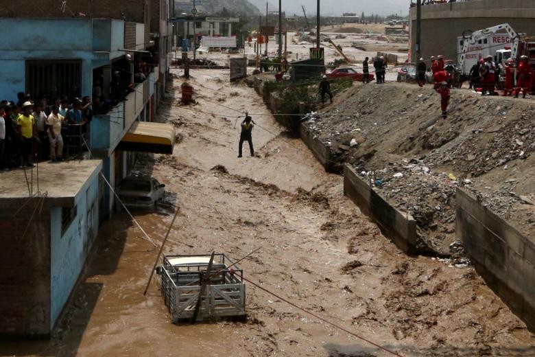 Lũ lụt kinh hoàng ở Peru đã khiến hàng trăm người thương vong tại quốc gia Châu Mỹ này những ngày qua.