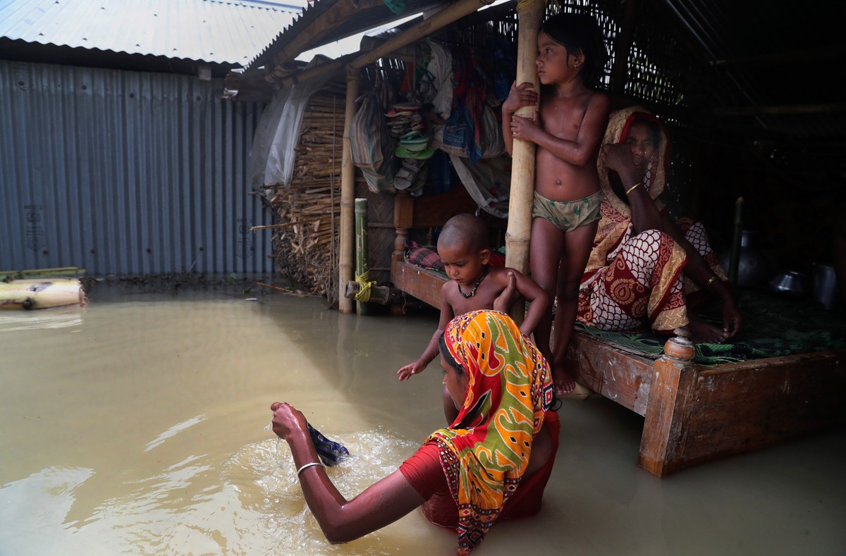 Theo Al Jazeera, tình hình ở bang Assam ( Ấn Độ) vẫn ảm đạm. Hơn 3,3 triệu người đã bị ảnh hưởng bởi lũ lụt tại bang này kể từ giữa tháng 5/2020. (Nguồn ảnh: Al Jazeera)