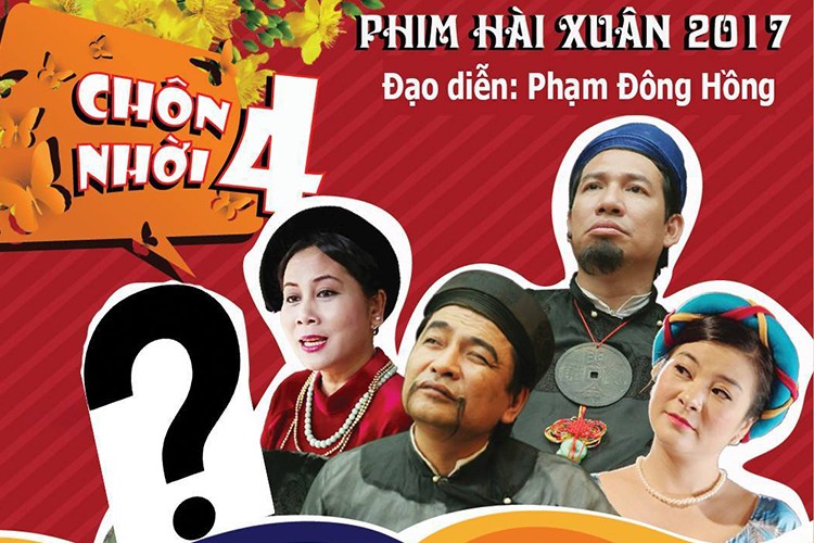 Tháng 11, hài Tết 2017 “ Chôn nhời 4” khởi quay và lần đầu vắng bóng nghệ sĩ Phạm Bằng. Ở những phần trước đó, cố nghệ sĩ đảm nhận vai quan tri phủ. (Ảnh: Facebook đạo diễn Phạm Đông Hồng)