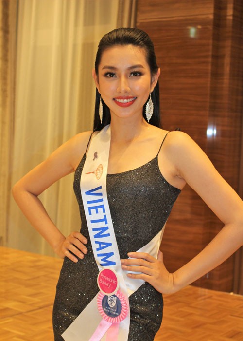  Nguyễn Thúc Thùy Tiên đã chính thức bước vào cuộc thi Miss International 2018 (Hoa hậu Quốc tế) diễn ra tại Nhật Bản.