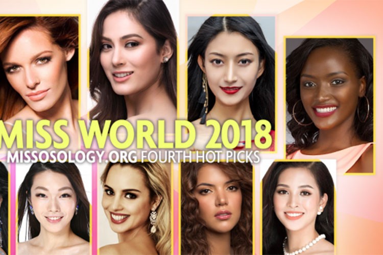 Trước thềm chung kết cuộc thi Miss World 2018 (Hoa hậu Thế giới), đại diện Việt Nam -  Hoa hậu Trần Tiểu Vy được chuyên trang sắc đẹp Missosology dự đoán lọt top 10. Cũng theo Missosology, thí sinh sẽ giành vương miện là đại diện Nepal, theo sau lần lượt là đại diện Pháp, Trung Quốc, Chile, Uganda, Hàn Quốc, Nhật Bản, New Zealand, Venezuela...