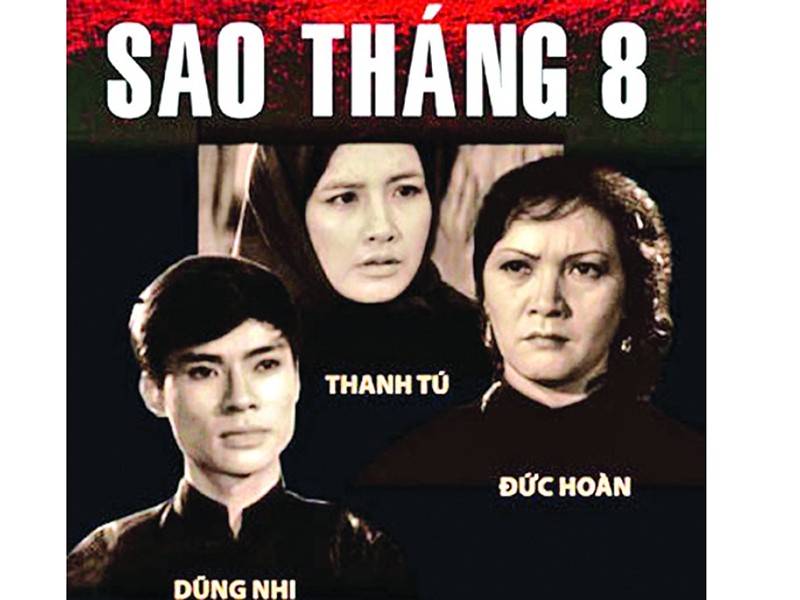 “ Sao Tháng Tám” (quay năm 1975-1976) được đánh giá là bộ phim thành công nhất về Cách mạng tháng Tám (1945). Nội dung phim kể cuộc đấu tranh của những chiến sĩ trong phạm vi nhỏ ở nội và ngoại thành Hà Nội từ tháng 2 đến tháng 8/1945. Ảnh: Lao động thủ đô