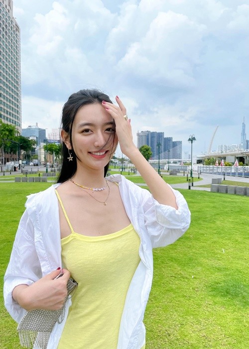 Lương Hồng Xuân Mai là một trong số 66 thí sinh vào vòng chung khảo  Miss World Vietnam 2022 - Hoa hậu Thế giới Việt Nam 2022. Ảnh: FBNV