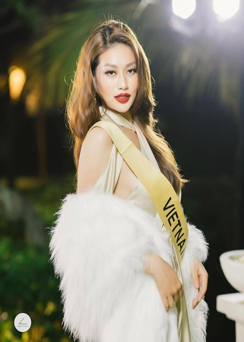 Mới đây, ban tổ chức Miss Grand International - Hoa hậu Hòa bình Quốc tế công bố các thí sinh giành chiến thắng vòng 2 của giải thưởng “Country’s power of the year”.  Đoàn Thiên Ân có tên trong danh sách này. Ảnh: Miss Grand International