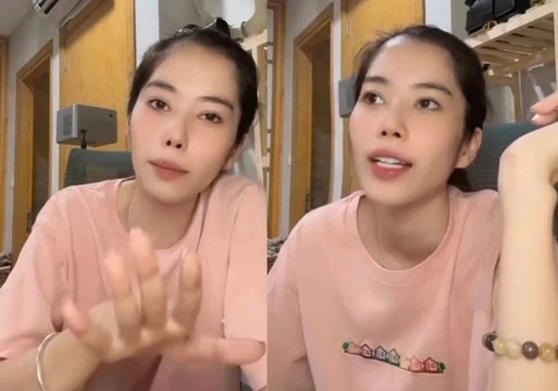 Mới đây, theo Phụ Nữ Mới,  Nam Em livestream tuyên bố đã chia tay Bùi Hữu Cường sau khi cả hai cãi nhau vào tối ngày 9/3. Ngoài ra, Nam Em còn đang tìm quản lý mới thay cho Hữu Cường. Ảnh: Tiền Phong.