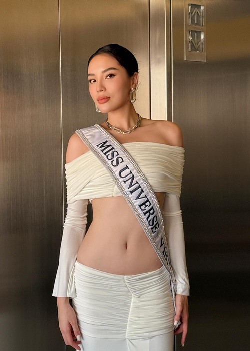 Từ Mexico,  Hoa hậu Kỳ Duyên liên tục cập nhật hình ảnh của mình ở cuộc thi Miss Universe 2024. Ảnh: FB Kỳ Duyên.