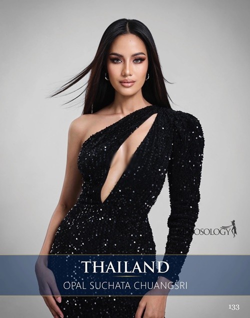 Theo chuyên trang sắc đẹp Missosology, Opal Suchata Chuangsri - đại diện Thái Lan sẽ đăng quang  Miss Universe 2024. Opal sở hữu vẻ đẹp như nữ hoàng. Đại diện Thái Lan thu hút trên sân khấu mà không cần phải phô trương nhan sắc.