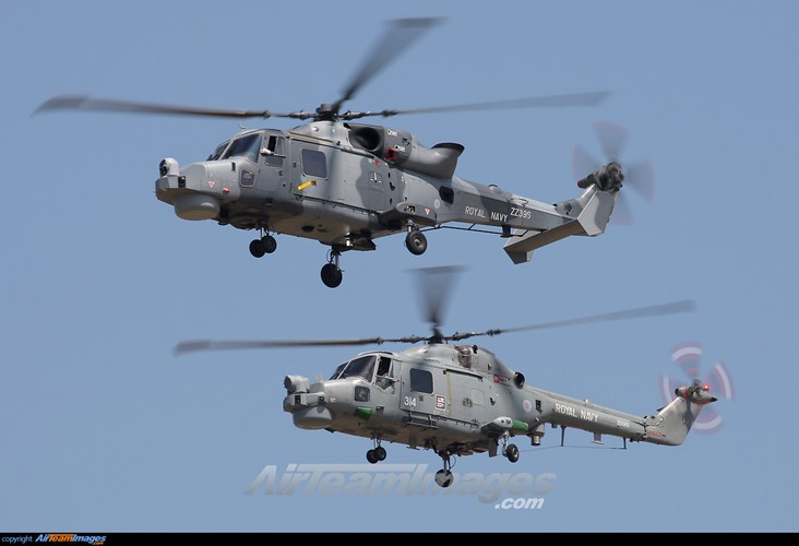 Theo Bộ Quốc phòng Philippines, hai  trực thăng săn ngầm AW159 Wildcat hãng do Leonardo sản xuất theo đơn hàng của BQP Philippines hiện đang được chuyển về nước nay theo đường hàng không từ Vương quốc Anh. Nguồn ảnh: Airteam Images