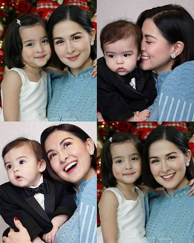 Thừa hưởng vẻ đẹp của mẹ, nữ diễn viên Marian Rivera, người được mệnh danh là  mỹ nhân đẹp nhất Philippines, nên hai con của cô đều đẹp ở mức cực phẩm.