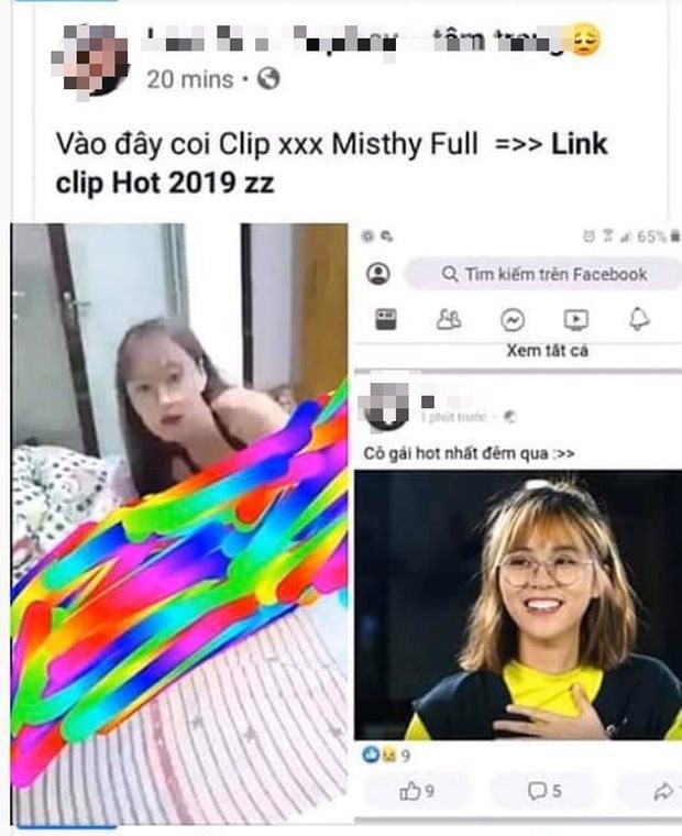 Vụ việc dính  nghi án lộ clip "nóng" của nữ streamer MisThy diễn ra vào năm 2019, trên mạng xã hội xuất hiện một bài đăng từ tài khoản C.G.B , tài khoản này đăng ảnh "nóng" kèm dòng chữ ngắn gọn "idol MisThy".