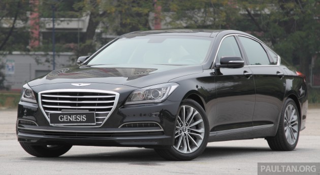 Hyundai Genesis thuộc phân khúc sedan cỡ lớn, chiều dài 4.990mm, rộng 1.890mm và cao 1.480mm.