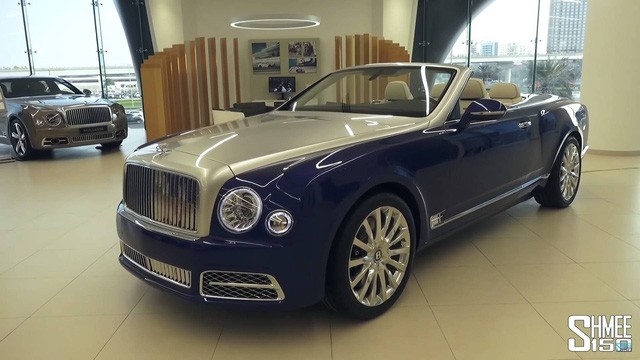 Thế hệ mới nhất của mẫu siêu  xe sang Bentley Mulsanne Grand Convertible phiên bản mui trần vừa chính thức được công bố tại showroom lớn nhất của hãng xe Anh Quốc đặt ở Dubai. Được biết, bản đặc biệt này chỉ có 19 chiếc được sản xuất và bán ra thị trường Thế giới.