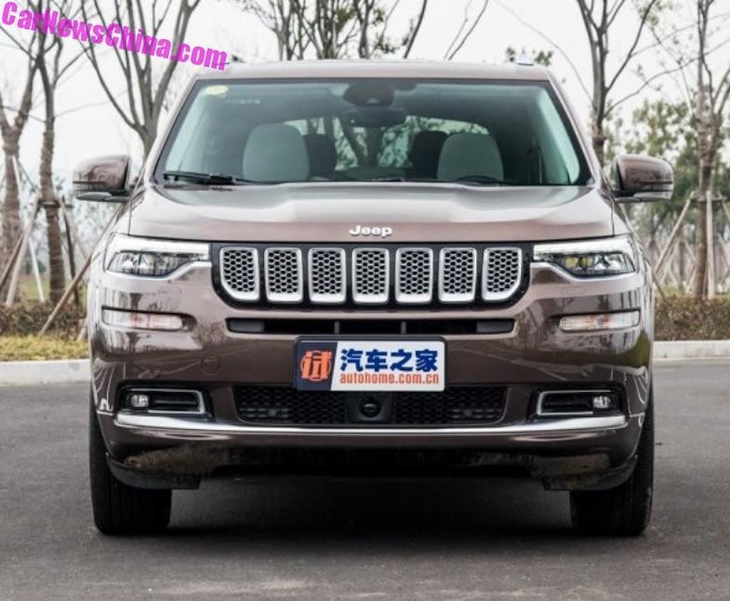 Chiếc xe SUV 7 chỗ  Jeep Grand Commander 2018 vừa ra mắt tại Trung Quốc được đánh giá có thiết kế khá khác biệt so với bản concept được tung ra trước đó.