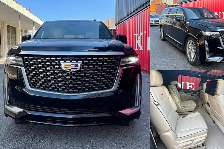 Chiếc xe SUV  Cadillac Escalade 2021 mới thế hệ thứ 5 mới khui công tại Việt Nam thuộc phiên bản Escalade ESV Premium Luxury. Đây là phiên bản trục cơ sở dài “ESV” sử dụng máy xăng V8 dung tích 6.2L – đây là một trong những cấu hình động cơ xăng có dung tích lớn trong các mẫu SUV hạng sang được đưa về nước.