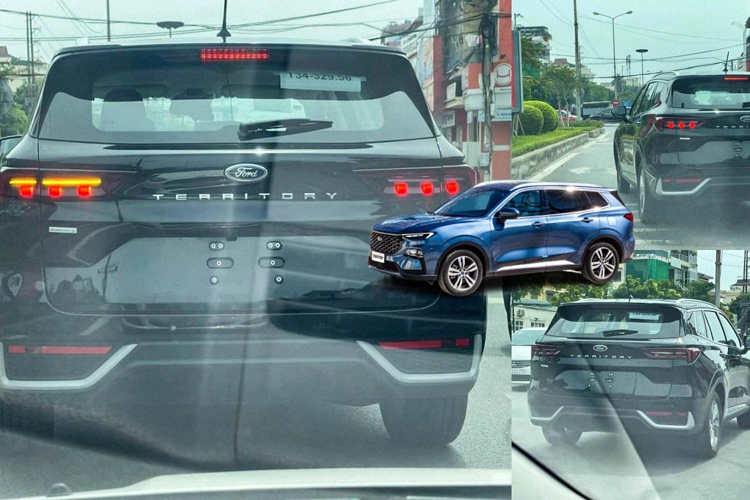  Ford Territory 2022 mới tại Việt Nam sẽ thay thế vị trí của "đàn anh" Escape trong quá khứ, định vị cao cấp hơn EcoSport và dưới Everest trong danh mục xe CUV/SUV của Ford Việt Nam. Trước đó, Ford Territory 2022 chạy thử đã được dán băng keo che giấu logo bao gồm tên xe và logo động cơ. Mới đây, chiếc Ford Territory 2022 chạy thử với ngoại hình không hề dán che những chi tiết trên.