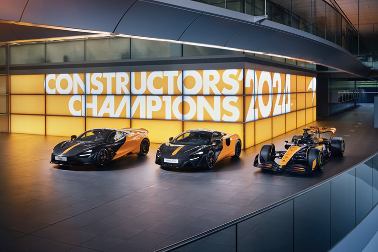 Bước vào mùa giải F1 2025, McLaren giới thiệu bộ sưu tập mới mang tên  MCL38 Celebration Edition đặc biệt được áp dụng trên hai mẫu siêu xe McLaren 750S và McLaren Artura.