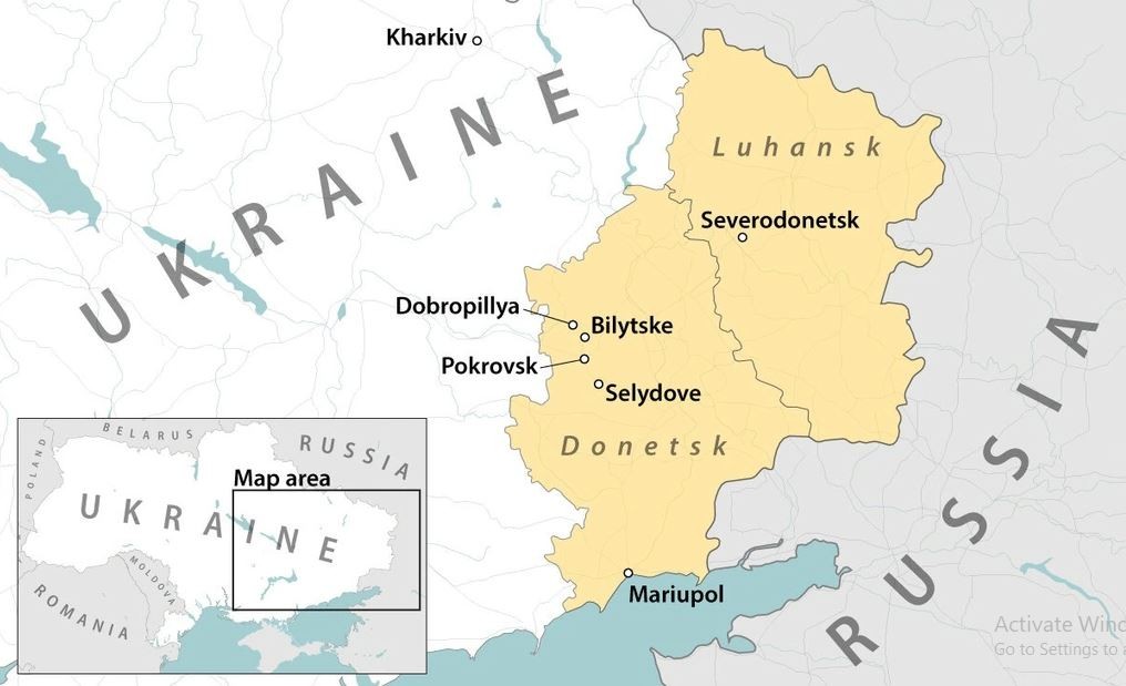 Kể từ khi xung đột toàn diện giữa Nga và Ukraine nổ ra, khu vực Donbass trở thành chiến trường trung tâm khốc liệt giữa hai bên. Đây không chỉ là khu công nghiệp quan trọng ở miền đông Ukraine, mà còn là khu vực chứa phần lớn tài nguyên của Ukraine và là vị trí chiến lược kết nối Ukraine với Nga.