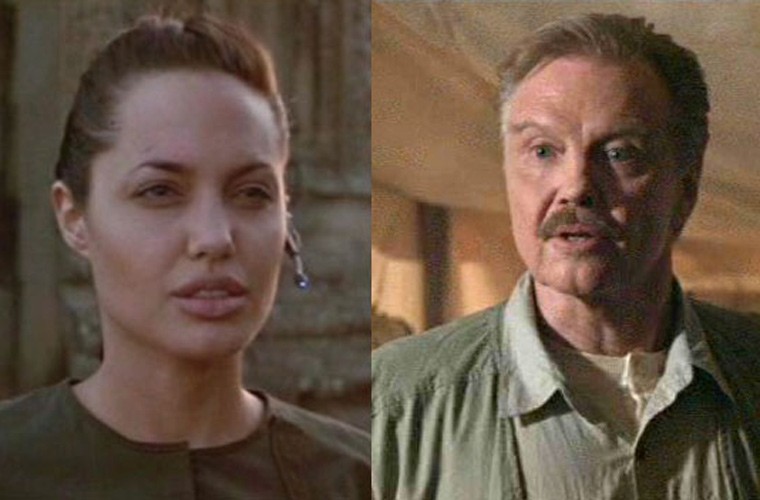 Cha đẻ của Angelina Jolie, nam diễn viên Jon Voight đã vào vai cha của cô trong bộ phim "Lara Croft: Tom Raider" năm 2001.