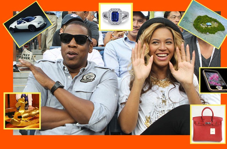 Jay Z đã bỏ ra 24.000 USD để mua tặng vợ, nữ ca sĩ Beyonce một chiếc điện thoại phủ bạch kim nhân dịp Valentine 2009.