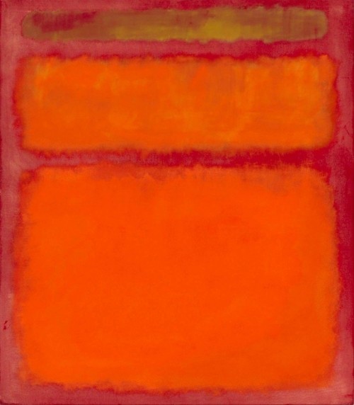 Orange, Red, Yellow” của họa sĩ Mark Rothko, trị giá 86,9 triệu USD. Bức tranh này được bán với giá 86,9 triệu USD tại cuộc đấu giá của Christie năm 2008, là  bức tranh được giá cao nhất cho một tác phẩm nghệ thuật đương đại.