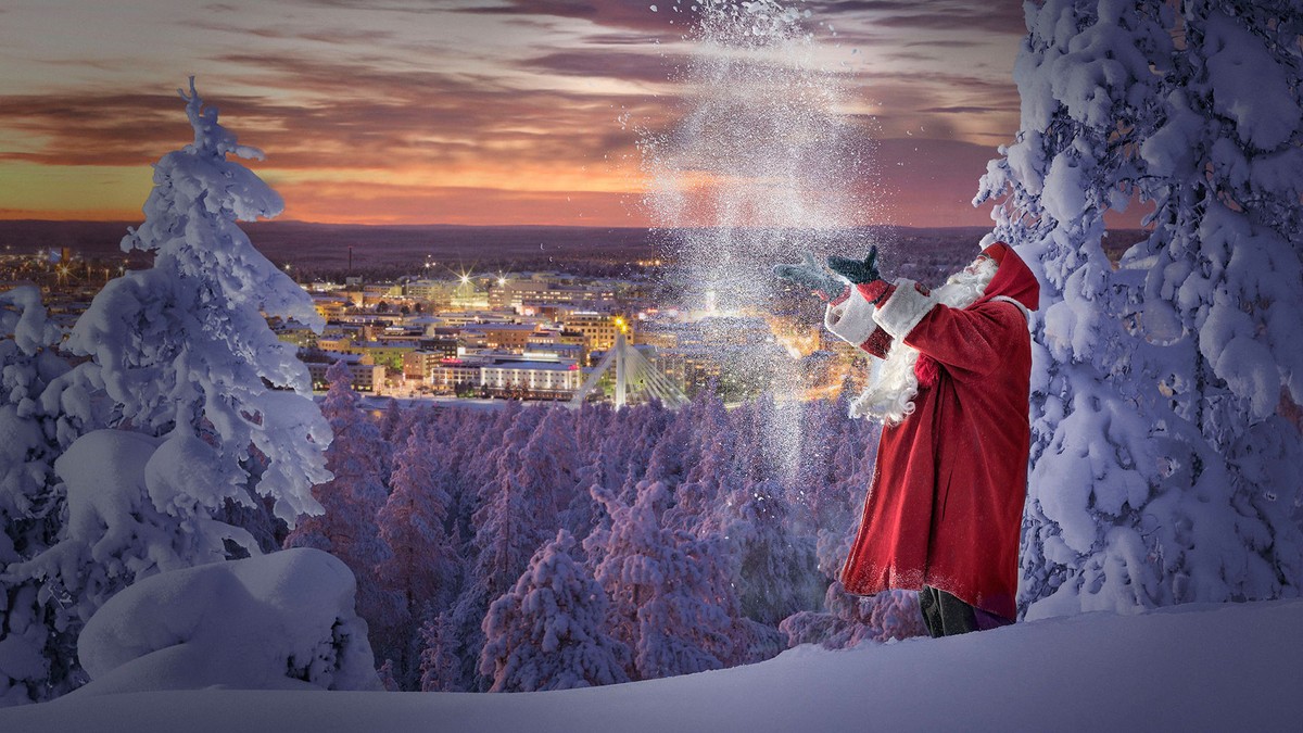 Cứ mỗi dịp Giáng sinh tới,  ngôi làng ông già Noel thuộc Rovaniemi, vùng Lapland, Phần Lan lại trở thành điểm địa điểm được khách du lịch được yêu thích nhất trên thế giới.