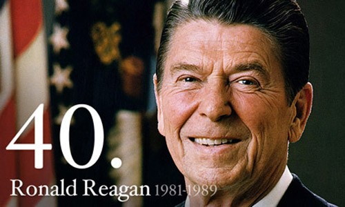 Tổng thống Ronald Reagan sinh ngày 6/2/1911 tại Tampico, Illinois. Tên đầy đủ của ông là Ronald Wilson Reagan. Ông là con của John Edward Reagan và bà Nelle Wilson Reagan. Vị Tổng thống này xuất thân trong một gia đình nghèo khó. Bố của ông từng là một nhân viên bán giày và phải chật vật để mưu sinh.