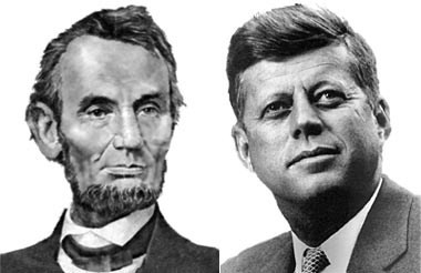 1. Sự trùng hợp khó tin giữa Tổng thống Mỹ Abraham Lincoln và John F. Kennedy. Cụ thể, tên của hai cố tổng thống Mỹ đều có 7 chữ cái.