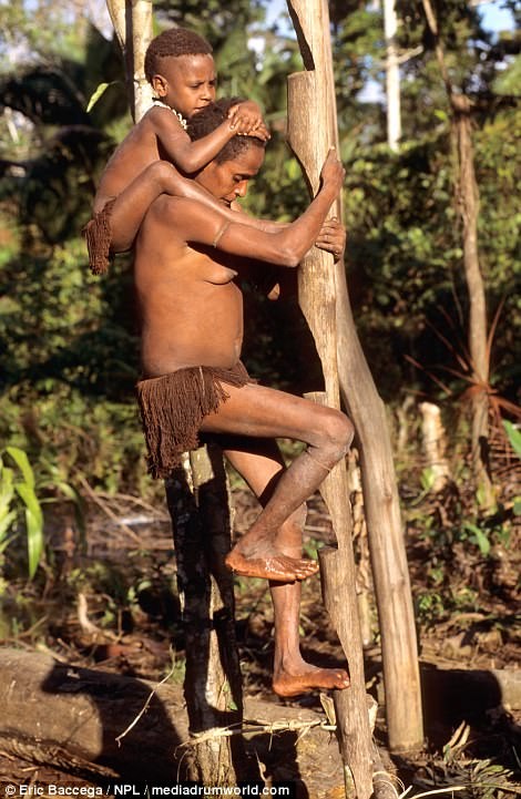 Phải mãi tới năm 1974, người dân của  bộ tộc Korowai mới biết họ không phải là những người duy nhất sống trên thế giới khi họ có cơ hội chạm trán với một nhóm các nhà khoa học phương Tây.