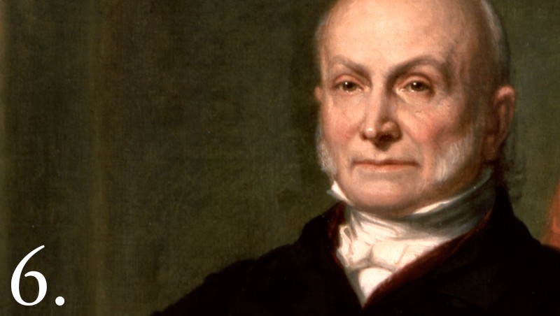 John Quincy Adams là  Tổng thống Mỹ thứ 6 trong lịch sử và dẫn dắt nước Mỹ từ năm 1825 - 1829. Trong nhiệm kỳ của mình, Tổng thống Adams thúc đẩy sự phát triển và đổi mới trong công nghệ, phương tiện truyền thông và việc cải cách xã hội và chính trị đảng phái.