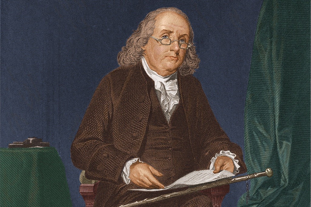 Benjamin Franklin (1706 - 1790) là chính trị gia, triết gia, nhà hoạt động động xã hội, nhà ngoại giao hàng đầu và  nhà khoa học Mỹ. Ông nổi tiếng với sáng chế cột thu lôi được sử dụng rộng rãi trong suốt nhiều thập kỷ qua.