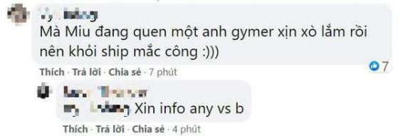 Những ngày gần đây, dân tình không ngừng "sôi sùng sục" khi Miu Lê và Karik lộ nhiều "hint" mùi mẫn được cho là trên mức bạn bè. Nàng là một nữ ca sĩ xinh đẹp, đáng yêu, còn chàng là một rapper đẹp trai, tài năng, nên đương nhiên Miu Lê và Karik nhận được rất nhiều sự ủng hộ từ khán giả. Dù ai cũng biết cặp đôi này sắp ra chung một sản phẩm âm nhạc, nhưng fan vẫn nhiệt tình "đẩy thuyền" với mong muốn Vbiz sẽ có thêm một đôi "tiên đồng ngọc nữ". Tuy nhiên, khi người hâm mộ đang liên tục "chèo thuyền" thì mới đây trên mạng xã hội bất ngờ xôn xao tin đồn Miu Lê đã có bạn trai.