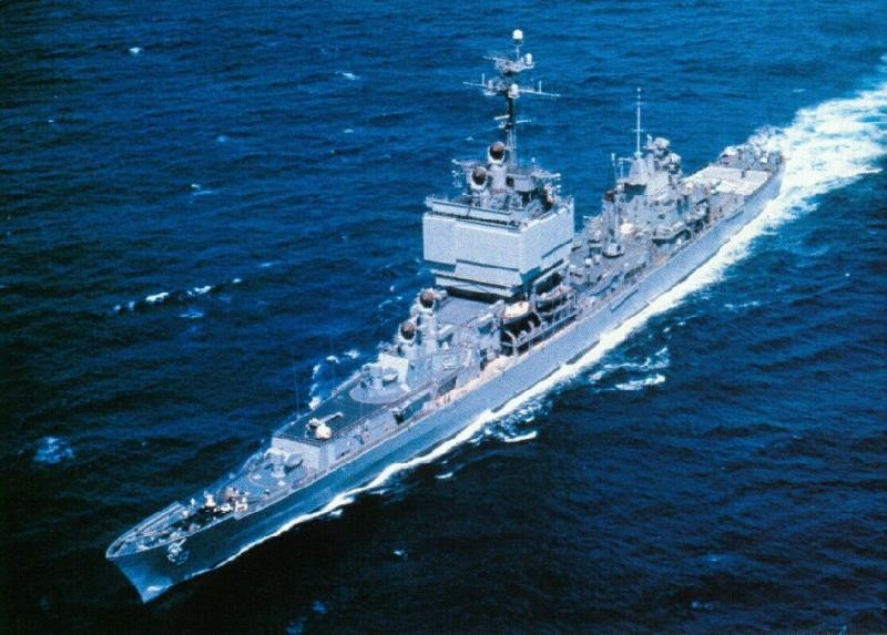 Cuối năm 1966, lần đầu tiên Mỹ đã triển khai  tuần dương hạm hạt nhân USS Long Beach (CGN-9) sang Việt Nam tham gia cuộc chiến tranh xâm lược phi nghĩa. ban đầu, chiếc tàu chiến nguy hiểm này được triển khai tham gia hệ thống hỗ trợ radar và nhận diện chủ động (PIRAZ) ở phía bắc vịnh Bắc Bộ. Hệ thống này có vai trò phát hiện sớm sự xuất hiện của tiêm kích MiG của KQND Việt Nam, báo động sớm cho phi đội ném bom của Mỹ. Ngoài ra, con tàu này còn cung cấp hoạt động tìm kiếm cứu hộ phi công Mỹ bị bắn rơi trên biển và trên đất liền.