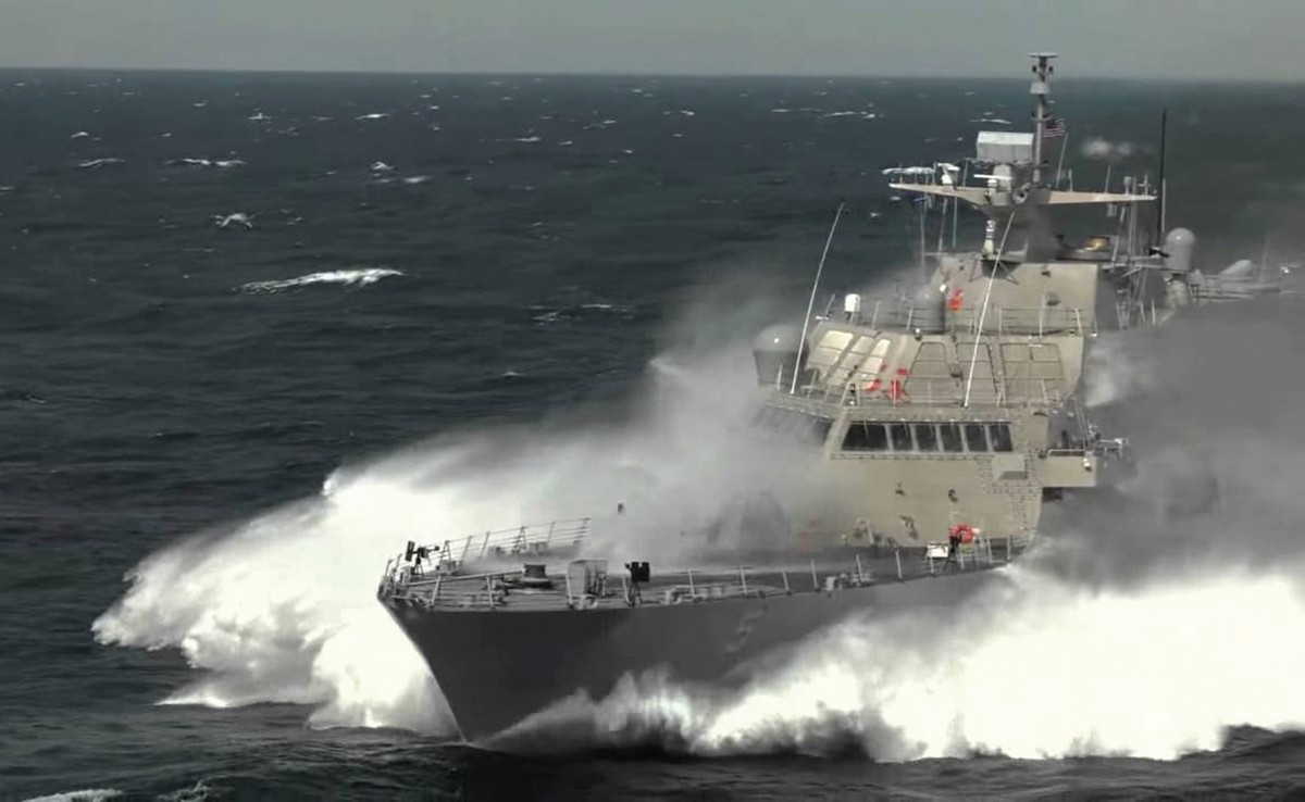 Tàu chiến đấu ven bờ USS Milwaukee LCS 5 (Mỹ): dài 115,3m, rộng 17,5m, lượng dãn nước 3.900 tấn khi đầy tải, tầm hoạt động 6.500km, tốc độ max 45 hải lý/h (83,3 km/h), hoạt động liên tục 21 ngày, kíp thủy thủ 54 người.