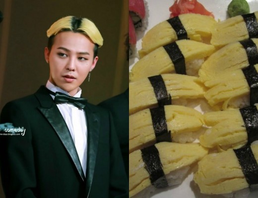 Kiểu tóc của G-Dragon khiến người ta liên tưởng đến...sushi trứng.